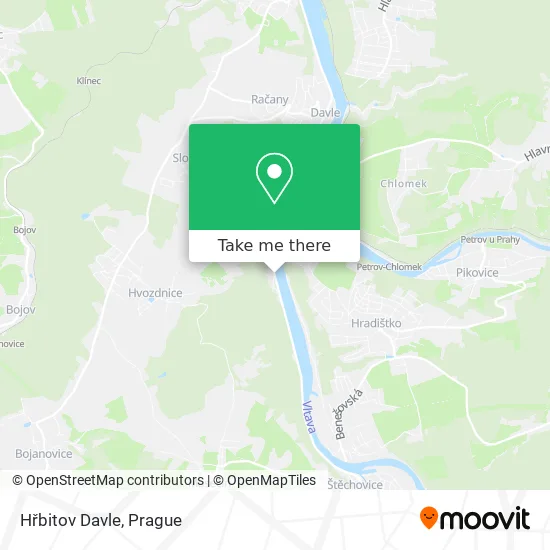 Карта Hřbitov Davle