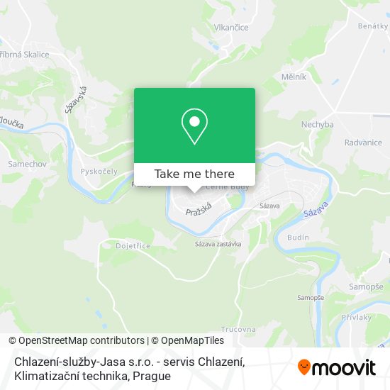 Chlazení-služby-Jasa s.r.o. - servis Chlazení, Klimatizační technika map