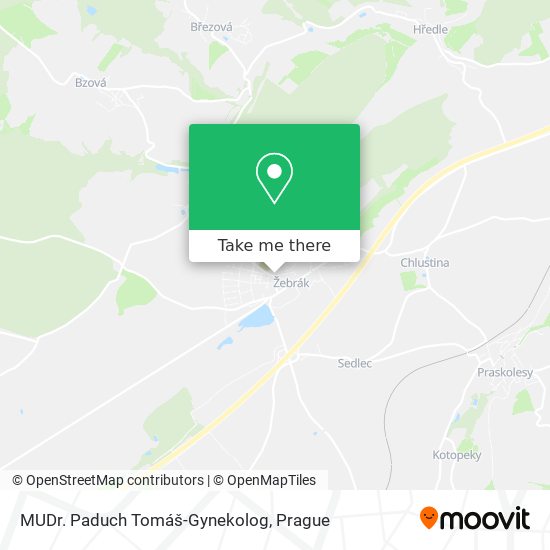 MUDr. Paduch Tomáš-Gynekolog map