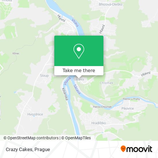 Crazy Cakes map