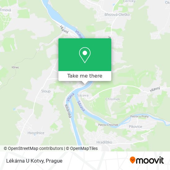 Lékárna U Kotvy map