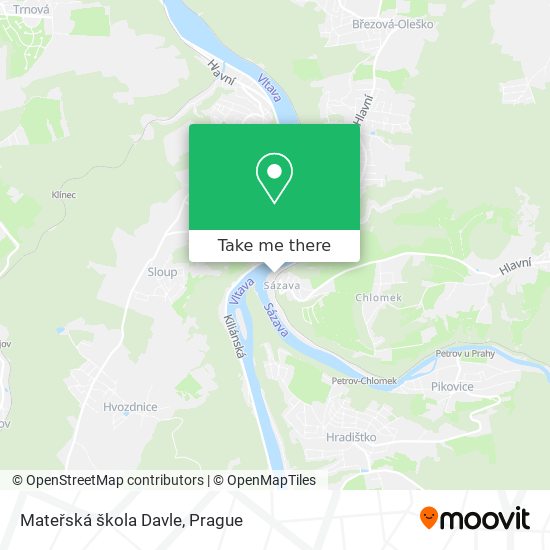 Mateřská škola Davle map