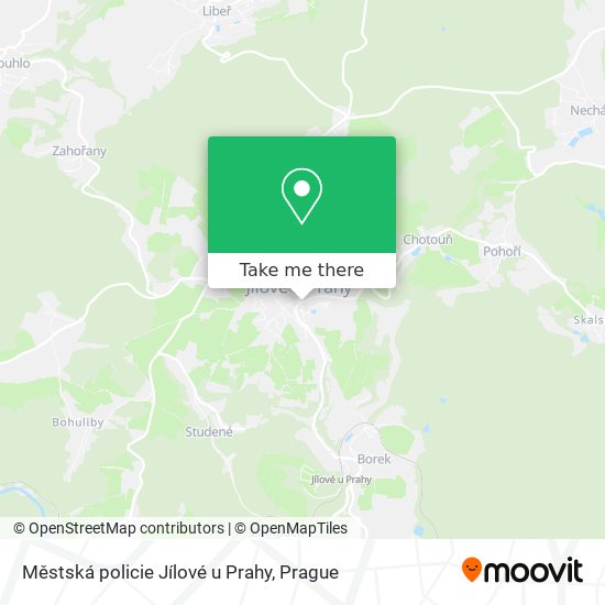 Městská policie Jílové u Prahy map