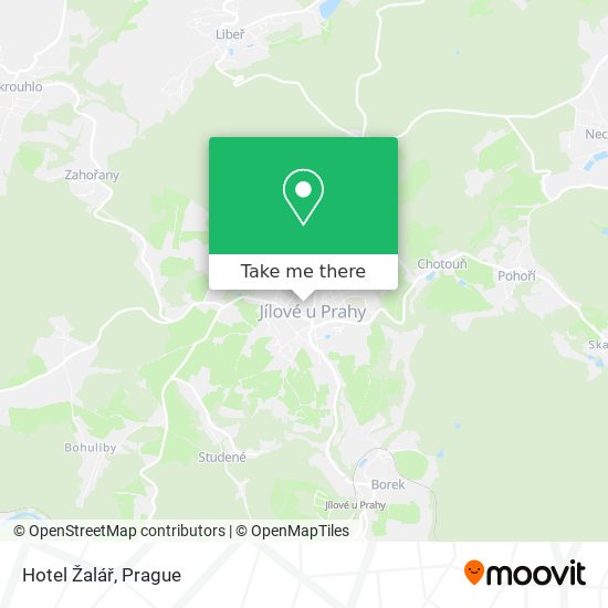 Hotel Žalář map