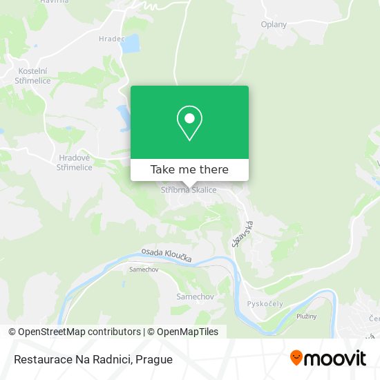 Restaurace Na Radnici map