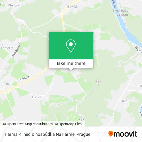 Farma Klínec & hospůdka Na Farmě map