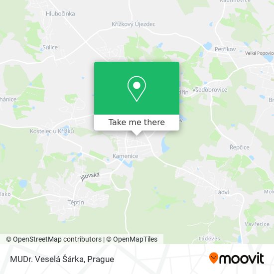 MUDr. Veselá Šárka map