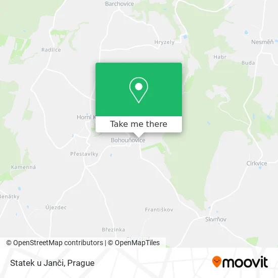 Карта Statek u Janči