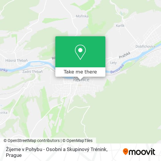 Žijeme v Pohybu - Osobní a Skupinový Trénink map