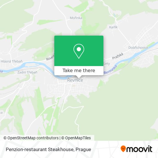 Penzion-restaurant Steakhouse map