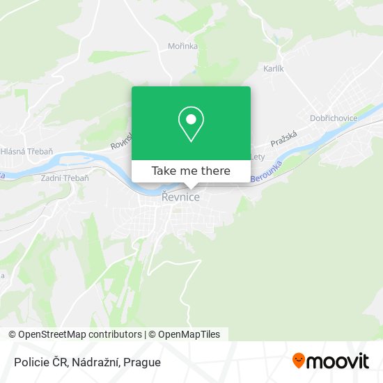 Policie ČR, Nádražní map