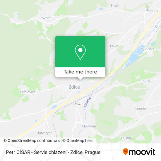 Petr CÍSAŘ - Servis chlazení - Zdice map