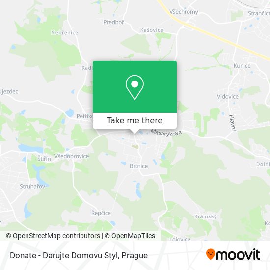 Donate - Darujte Domovu Styl map