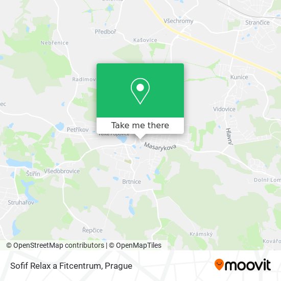 Sofif Relax a Fitcentrum map