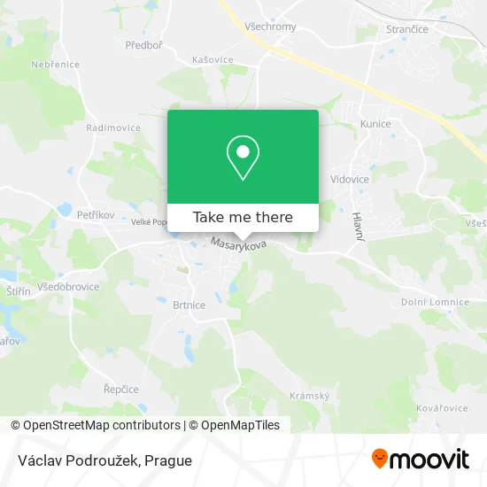 Карта Václav Podroužek