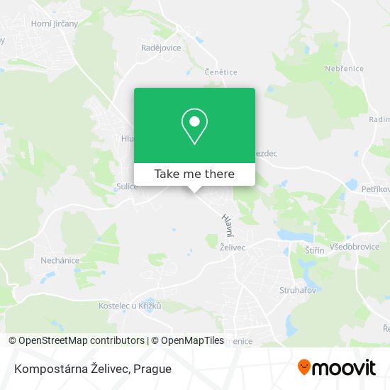 Kompostárna Želivec map