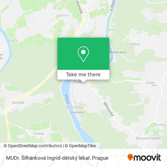 MUDr. Šilhánková Ingrid-dětský lékař map
