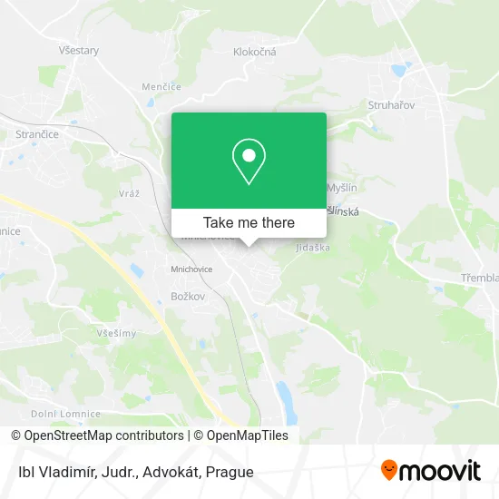 Карта Ibl Vladimír, Judr., Advokát