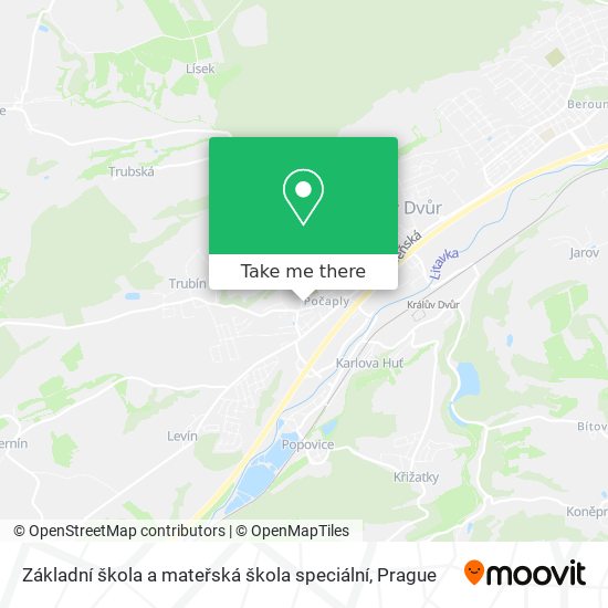 Základní škola a mateřská škola speciální map