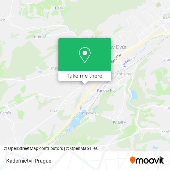 Kadeřnictví map