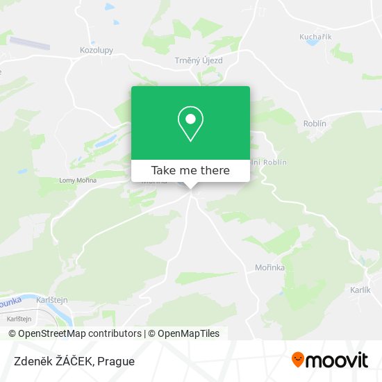 Zdeněk ŽÁČEK map