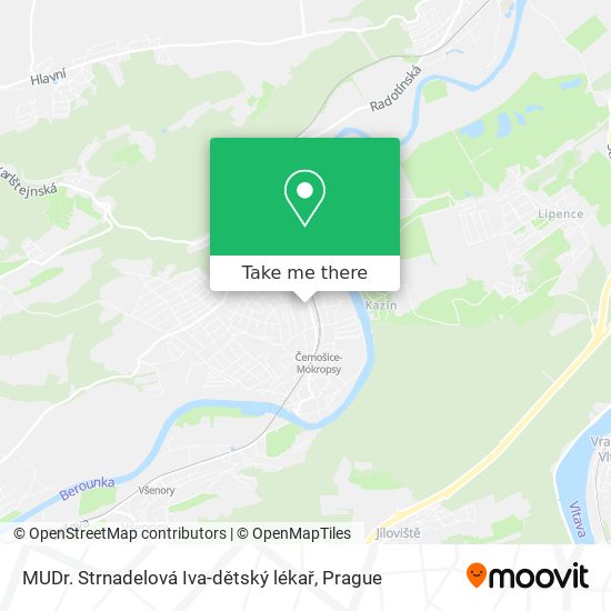 MUDr. Strnadelová Iva-dětský lékař map