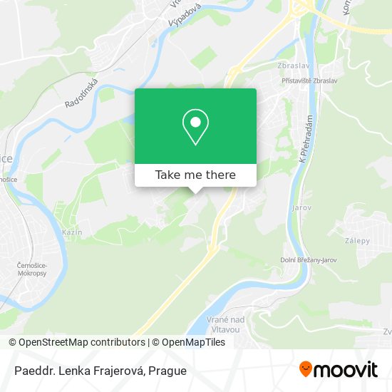 Paeddr. Lenka Frajerová map