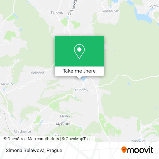 Simona Bulawová map