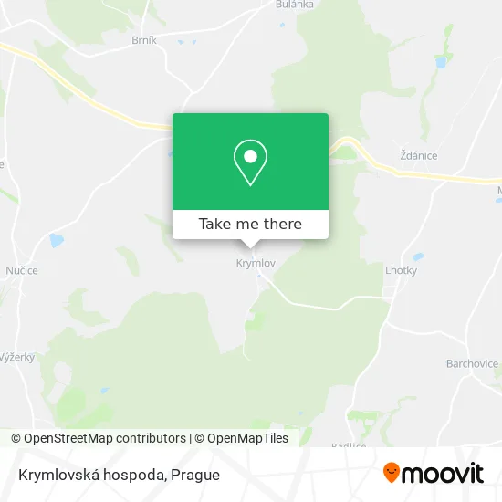 Карта Krymlovská hospoda