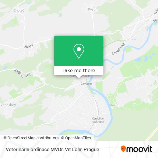 Veterinární ordinace MVDr. Vít Lohr map