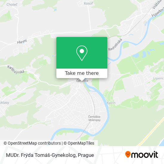 MUDr. Frýda Tomáš-Gynekolog map