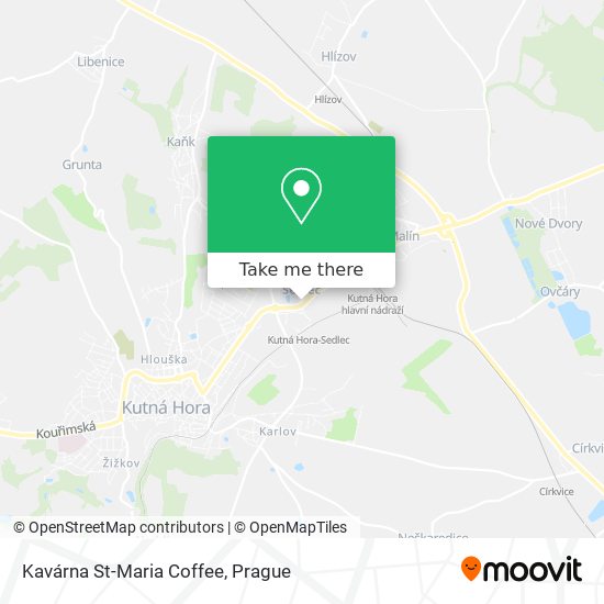 Карта Kavárna St-Maria Coffee