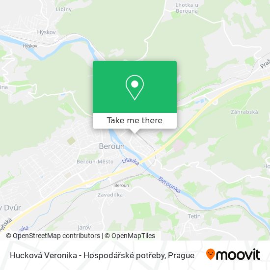 Hucková Veronika - Hospodářské potřeby map