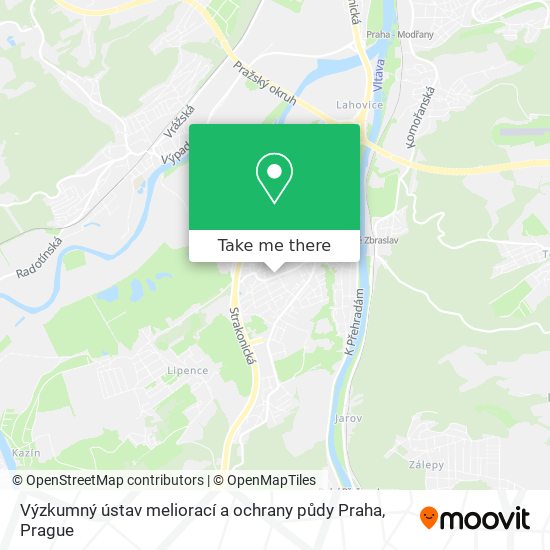 Výzkumný ústav meliorací a ochrany půdy Praha map