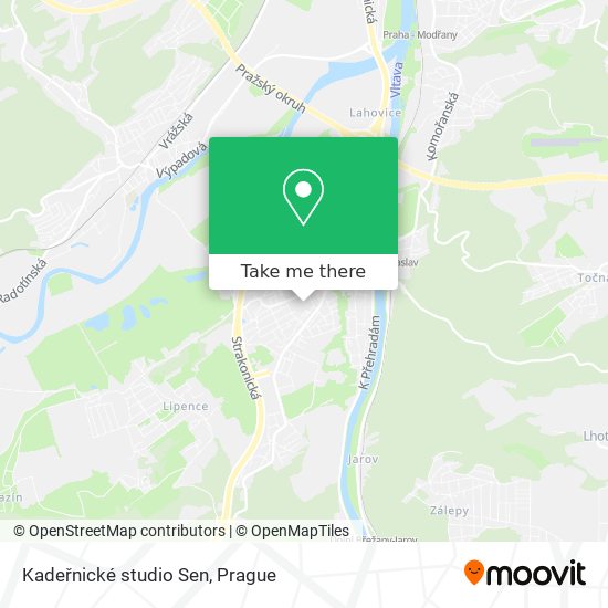 Kadeřnické studio Sen map