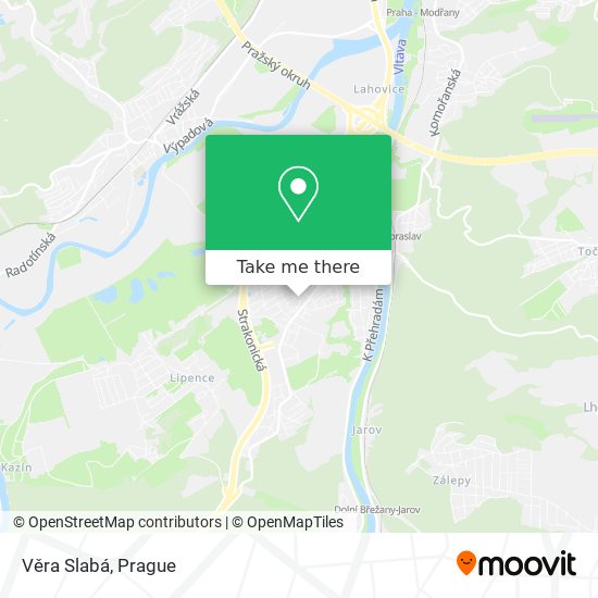 Věra Slabá map