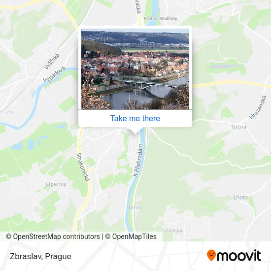 Карта Zbraslav