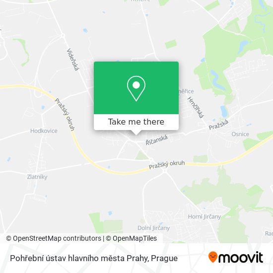 Pohřební ústav hlavního města Prahy map