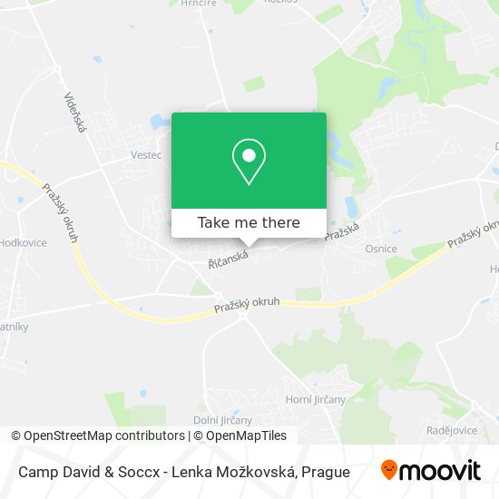 Camp David & Soccx - Lenka Možkovská map
