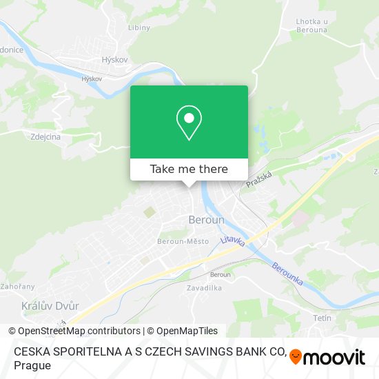 CESKA SPORITELNA A S CZECH SAVINGS BANK CO map