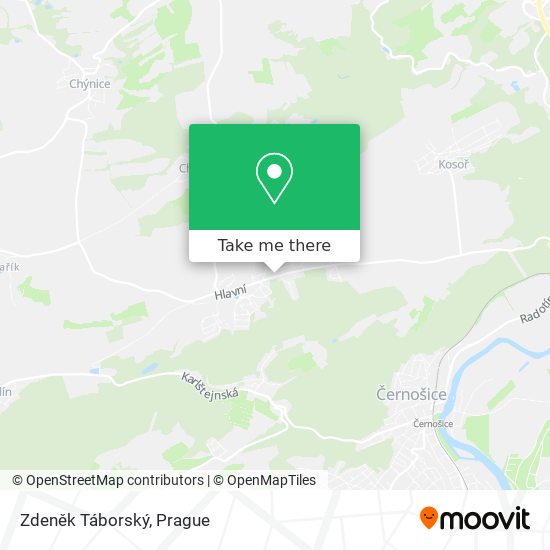 Zdeněk Táborský map