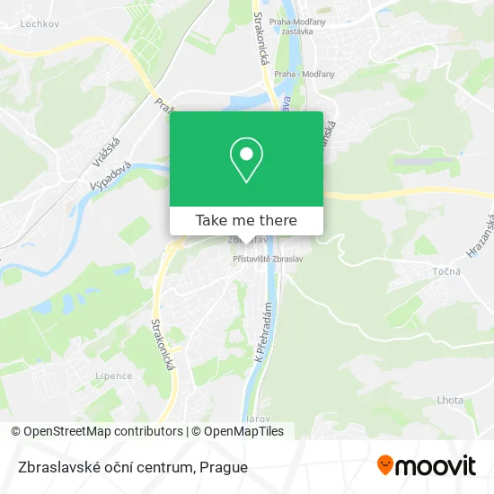 Карта Zbraslavské oční centrum