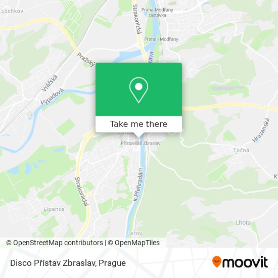 Карта Disco Přístav Zbraslav