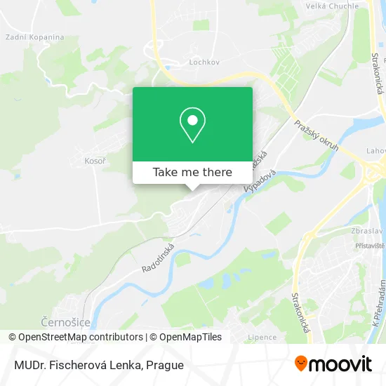 Карта MUDr. Fischerová Lenka