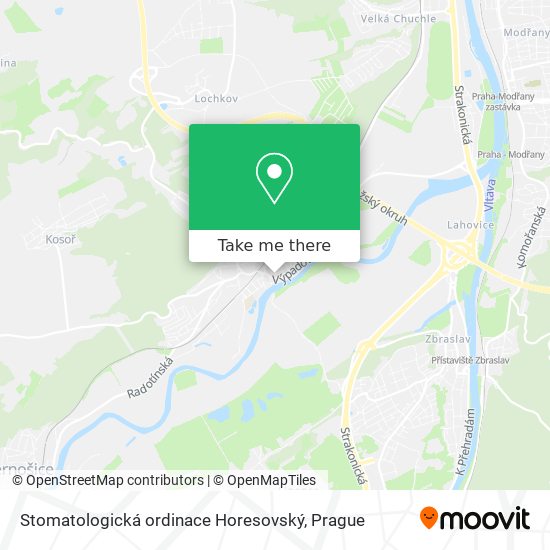 Stomatologická ordinace Horesovský map