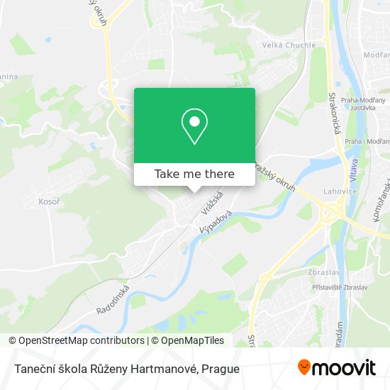 Taneční škola Růženy Hartmanové map