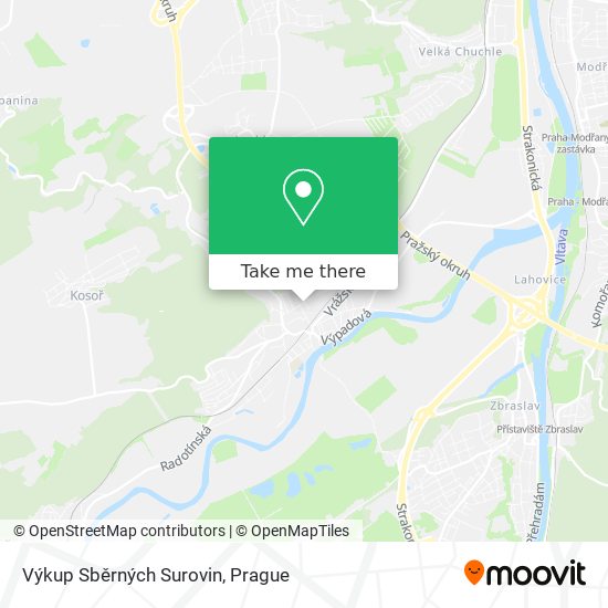 Výkup Sběrných Surovin map