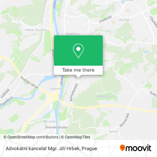 Advokátní kancelář Mgr. Jiří Hrbek map