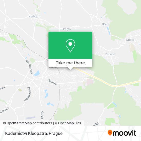 Kadeřnictví Kleopatra map