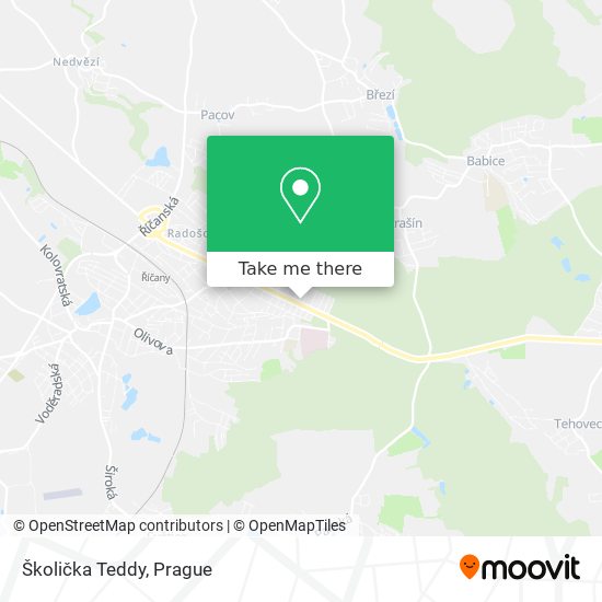 Školička Teddy map